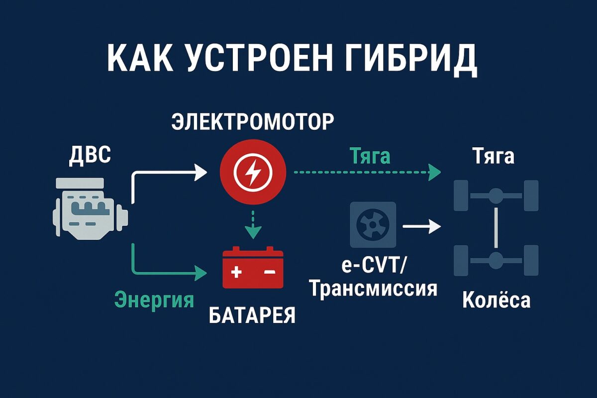 как устроен гибрид